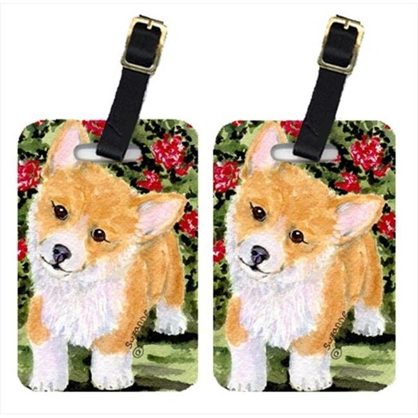 Carolines Treasures SS8823BT Corgi Luggage Tag - Pair 2; 4 x 2.75 In. SS8823BT - main